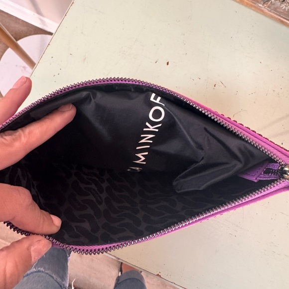 Rebecca Minkoff Large Crystal Pouch with Wristlet Strap - Picture 8 of 8